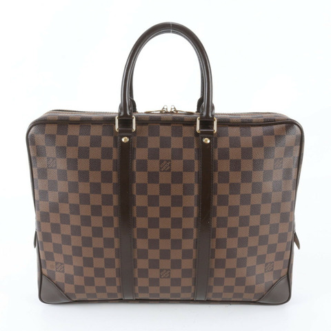 路易威登 Damier Porte Documents Voyage N41124 男士皮革商務包手提包
