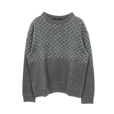 路易威登 Damier 印花衛衣 #XL RM222M IHN HNY11W 純棉灰色