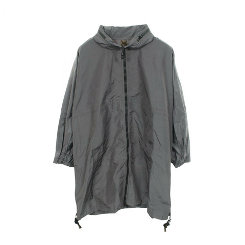 路易威登側拉鍊Monogram拼接風衣 其他外套 FHC047FBP 尼龍棉灰 二手 女款