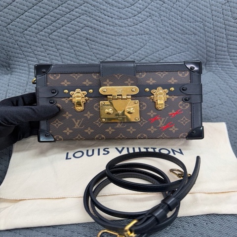Louis Vuitton 路易威登 Petite Malle 手袋男女同款 斜挎包