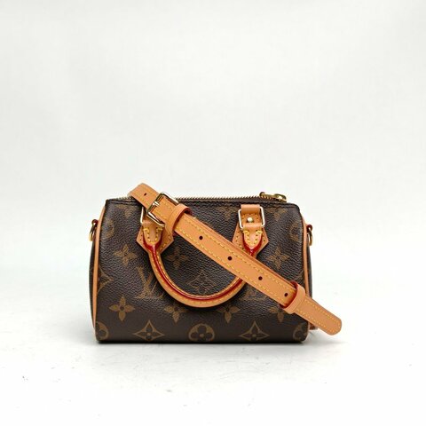 LOUIS VUITTON SpNano可拆卸肩帶老花PVC2022肩背包