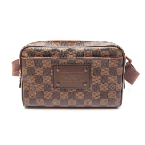 路易威登 Brooklyn 腰包 N41101 Damier Ebene 帆布皮革 二手 LV