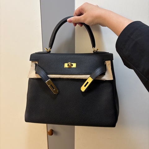 🖤Hermes Kelly 28黑金✨