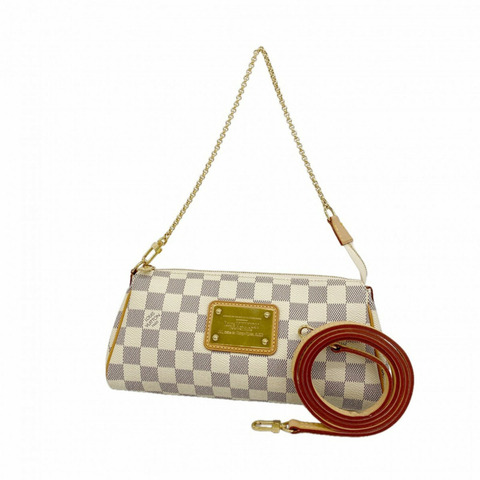 路易威登 Damier Azur Eva 手提包 N55214 白色兩用包（女款）