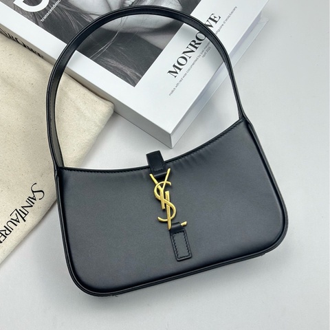YSL聖羅蘭 黑金hobo mini手提包腋下包