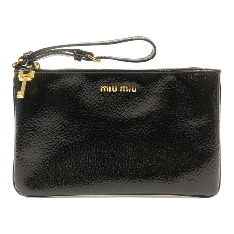 Miu Miu 漆皮皮革Pouch手拿包