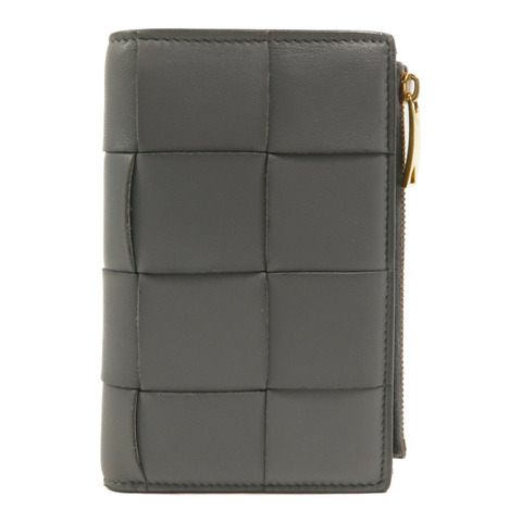 BOTTEGA VENETA 羊皮皮革Cassette Bi-Fold Zip Wallet長錢包