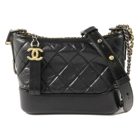 CHANEL 牛皮皮革Gabrielle Small鏈帶肩背袋