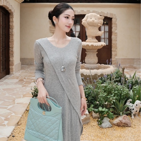 【震撼撿漏👍🏻全網最低價💫】Chanel/香奈儿 31 bag 大號 金扣Tiffany藍