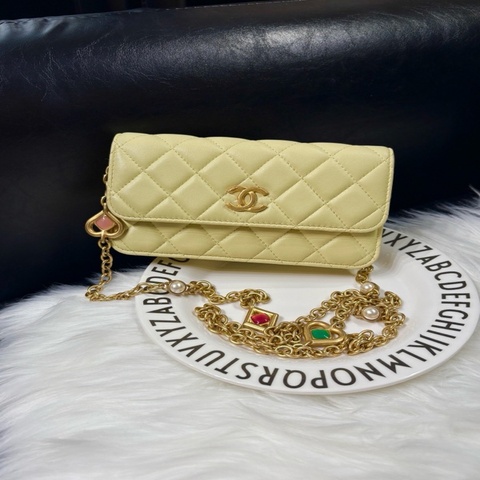 Chanel 香奈兒23ss mini woc小雞黃口蓋包
