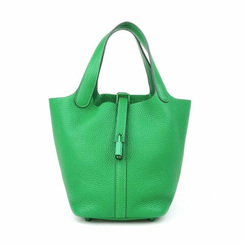 HERMÈS Picotin Lock 18 菜籃子手提包｜竹子綠活力稀有色、清新亮眼收藏款｜KÉSH 凱仕精品