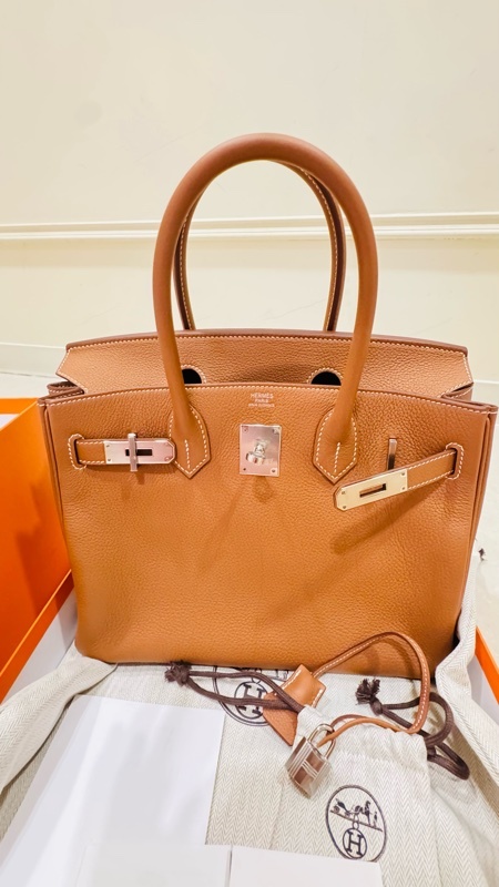 愛馬仕經典金棕色 Birkin 30