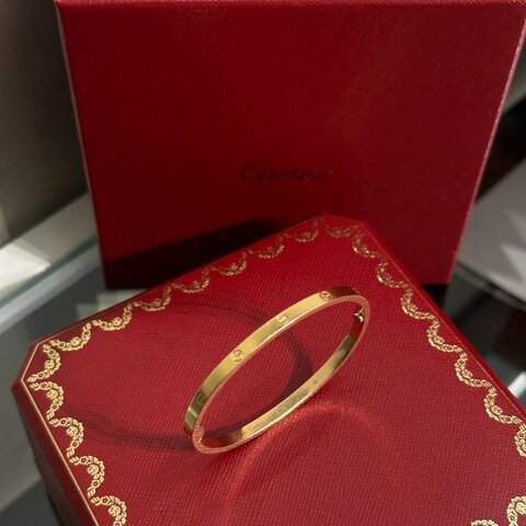 Cartier LOVE 18K金手環 - 16