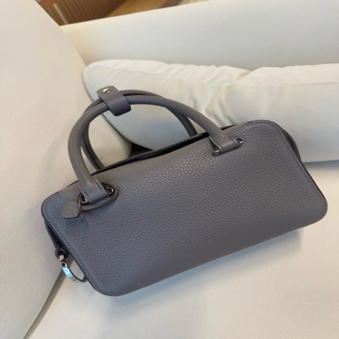 Delvaux 德爾沃 灰色cool box mini 手提包斜挎包