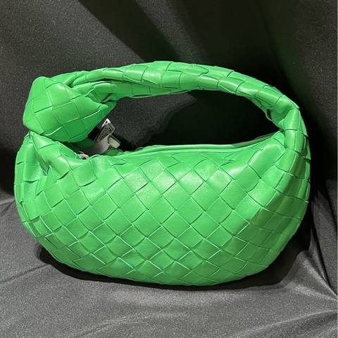 Bottega Veneta 葆蝶家 mini jodie 綠色編織包 塵袋 尺寸23*12cm