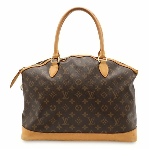 路易威登 (LOUIS VUITTON) 路易威登 Monogram Lockit 橫向手提包/托特包/單肩包 M40104