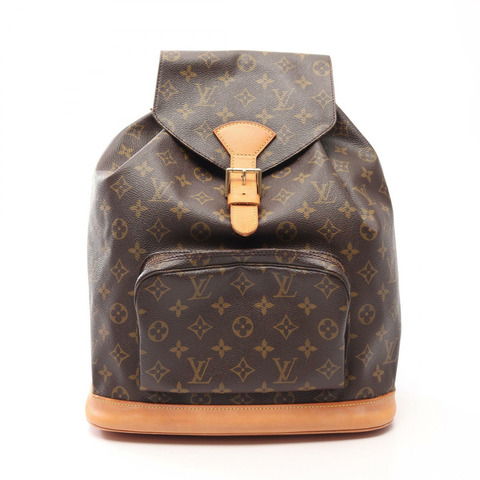 路易威登 Montsouris GM 雙肩包 M51135 Monogram 帆布 二手女士