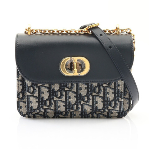 Dior 迪奧 Miss Maddy 肩背包 藍色 緹花帆布 S2360UNKO_M928 S2360UNKO_M928