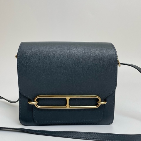 Hermes 愛馬仕 豬鼻子19 金扣 盧梭綠 evercolor皮 U刻 18*15*6