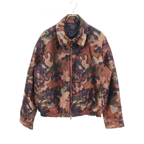 Dior PETER DOIG 迷彩外套 143C402A5336 聚酯纖維 棕色 二手 男款 #52