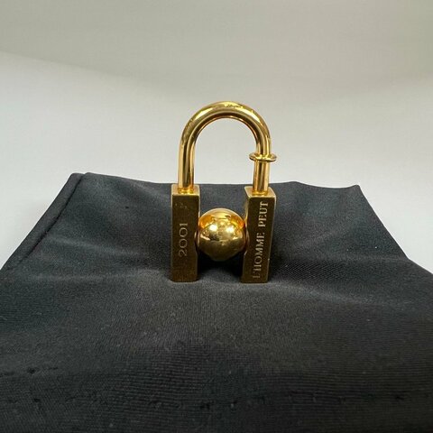HERMES 金色H掛件