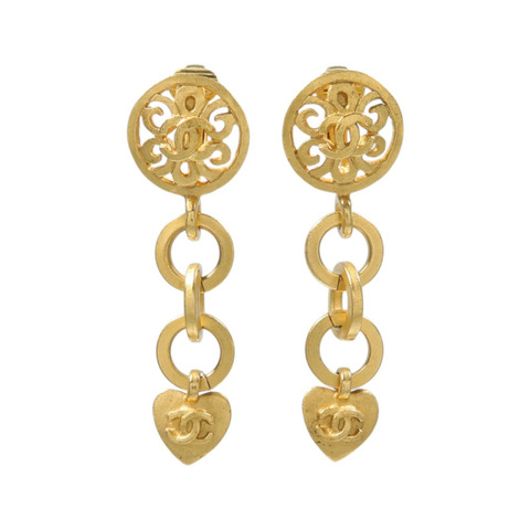CHANEL 金屬Vintage Earrings耳環