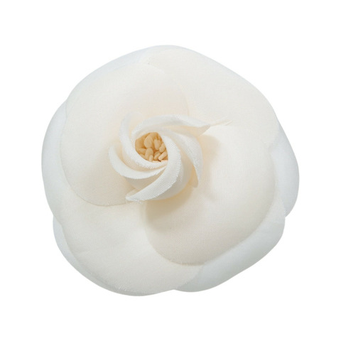 CHANEL 絲質Camelia Brooch胸針
