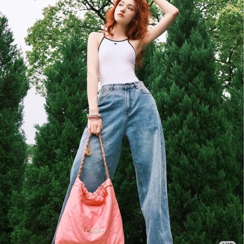 Chanel 22 Bag 粉色小號