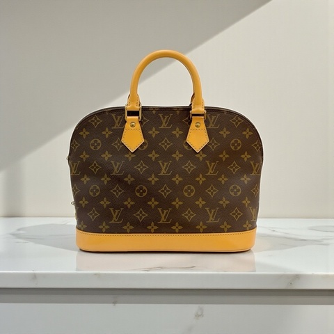 莉亞精品♡ LV M51130 Alma 老花貝殼包 大號 二手美包