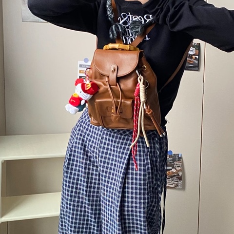 Gucci 文藝風竹節書包