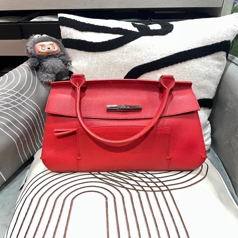 Longchamp Calfskin Shoulder Bag