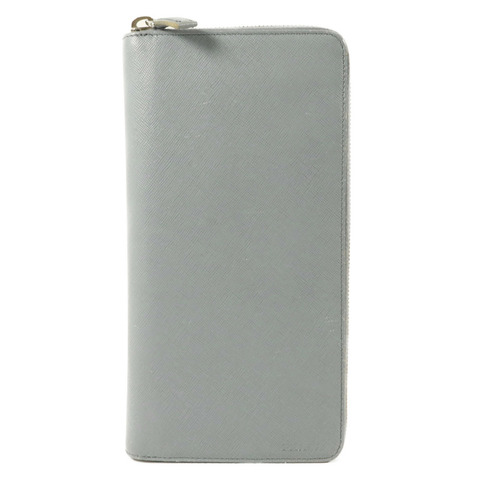PRADA Saffiano皮革Zip Travel Wallet長錢包