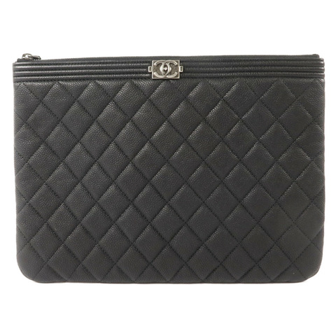 CHANEL 牛皮皮革Boy Chanel Clutch Bag手拿包