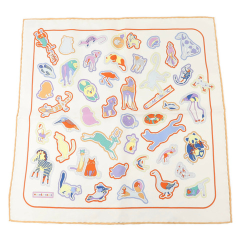 HERMES 絲質Scarf 45x45cm絲巾