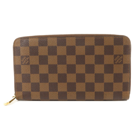 LOUIS VUITTON Damier Zippy Organizer金扣長錢包