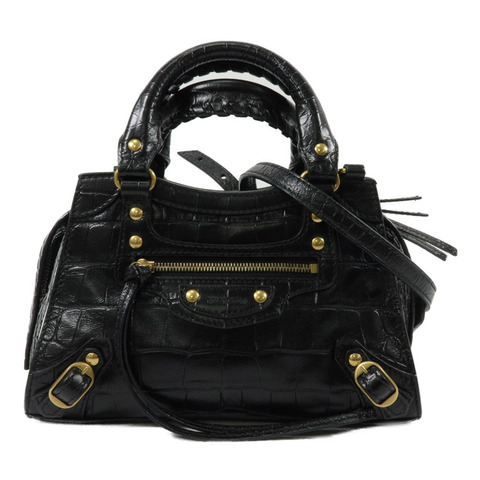 BALENCIAGA 牛皮皮革Neo Classic City Mini手挽肩背兩用袋