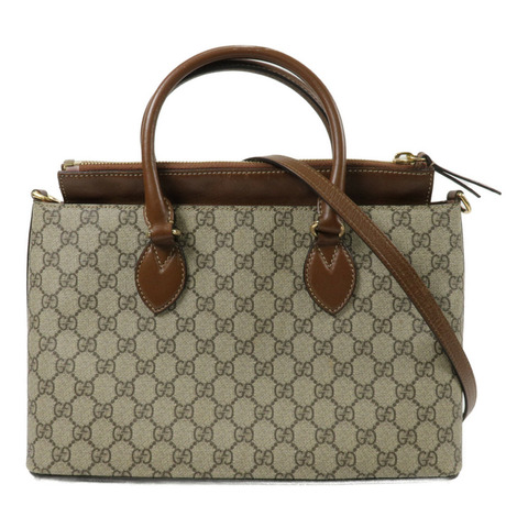 GUCCI 牛皮皮革2Way Shoulder手挽肩背兩用袋