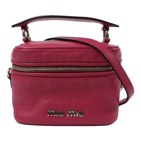 Miu Miu 牛皮皮革Madras手挽肩背兩用袋