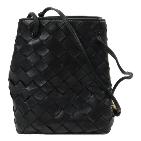 BOTTEGA VENETA 羊皮皮革Intrecciato Small Drawstring Bucket肩背袋
