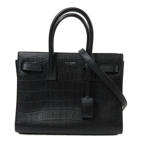 SAINT LAURENT 牛皮皮革Sac De Jour Baby手挽肩背兩用袋