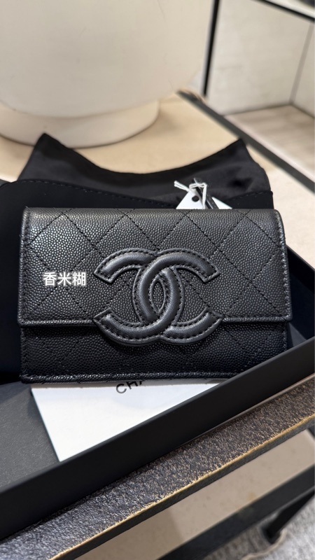 Chanel香奈兒26B新款短款錢包卡包