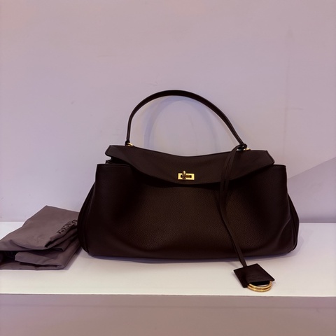 Balenciaga RODEO Handbag 中號黑金