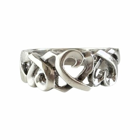 TIFFANY & CO. Paloma Picasso 純銀 愛心💗 戒指