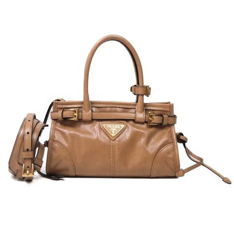 Prada mini Bonnie brown bag 啡色迷你Bonnie包