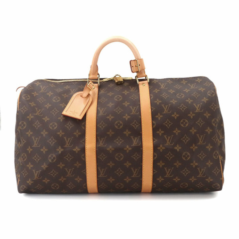 路易威登 Keepall 50 Monogram Boston 手提包，棕色，M41426
