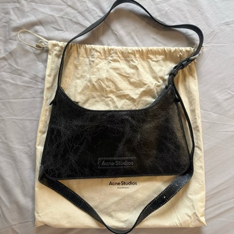 Acne Studios Platt 爆裂紋款（黑色）