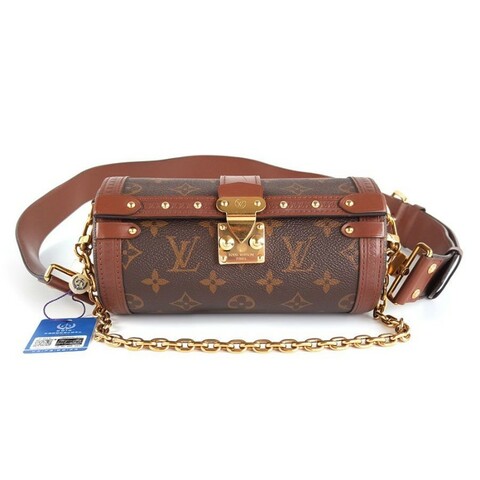 Louis Vuitton 老花Papillon Trunk巴比龍單肩斜挎包