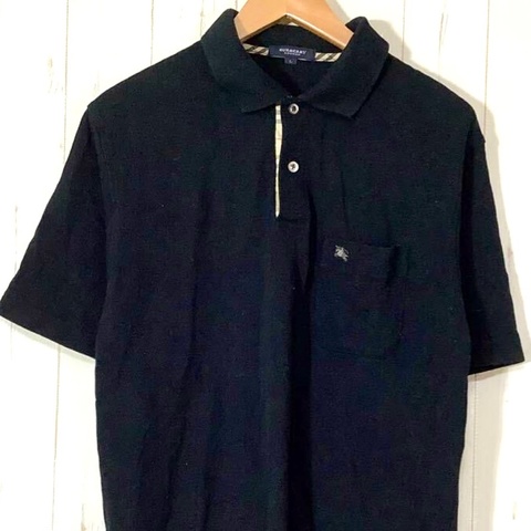 Burberry LONDON深藍男L號2手polo衫