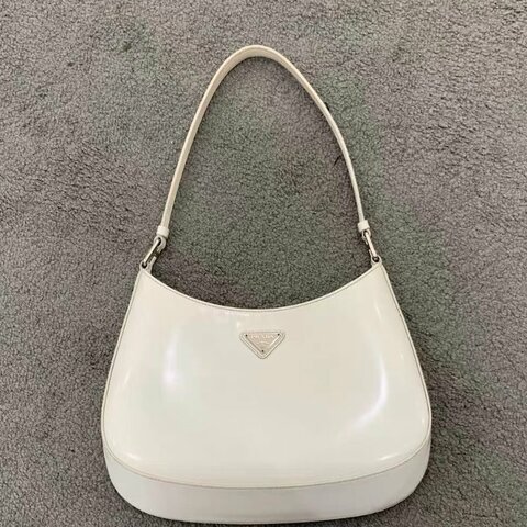 PRADA 皮革肩背包 25*20*5.5 99新配件塵袋