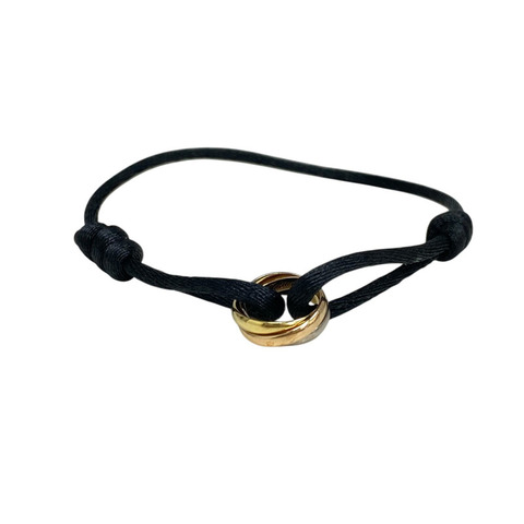 ☆ CARTIER 卡地亞 White Gold, Yellow Gold, Rose Gold 18K Trinity Fine Bracelet 白金, 黃金, 玫瑰金18K 2.88g珠寶手鏈-267014400